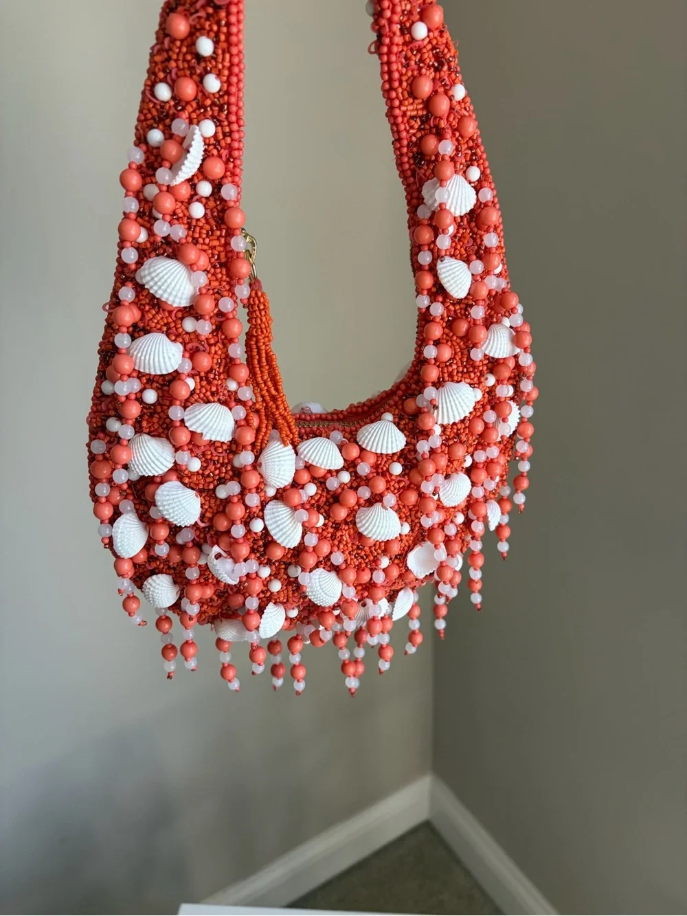 Seashell Beaded Bag